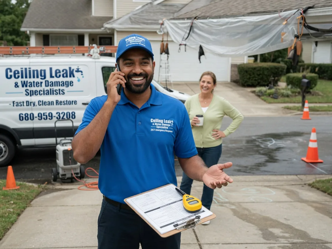 Ceiling Leak Cleanup Powder Springs, GA FAQs